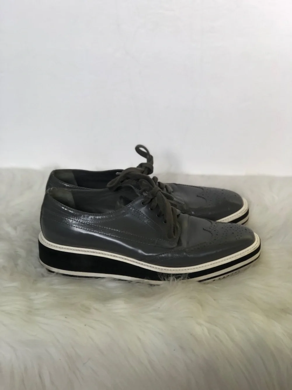 Prada wingtip platform